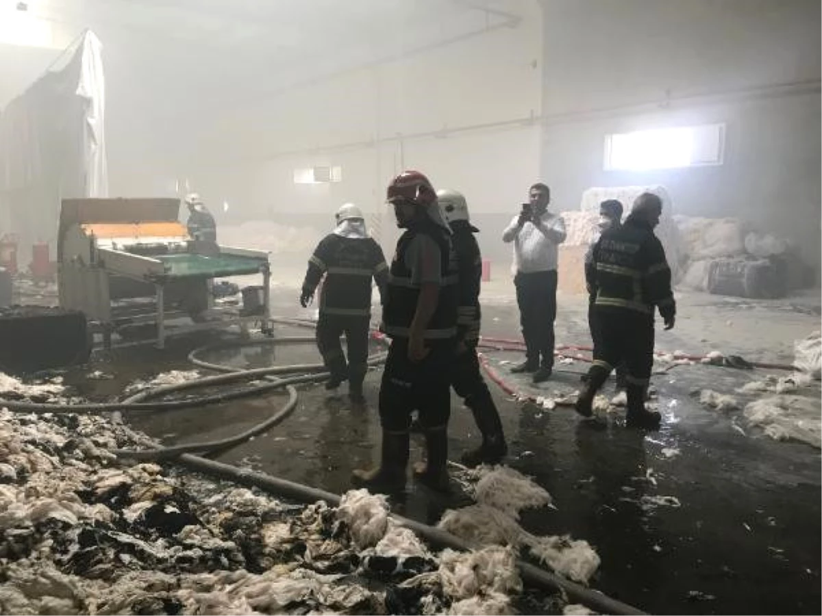 Gaziantep\'te Tekstil Fabrikasında Yangın