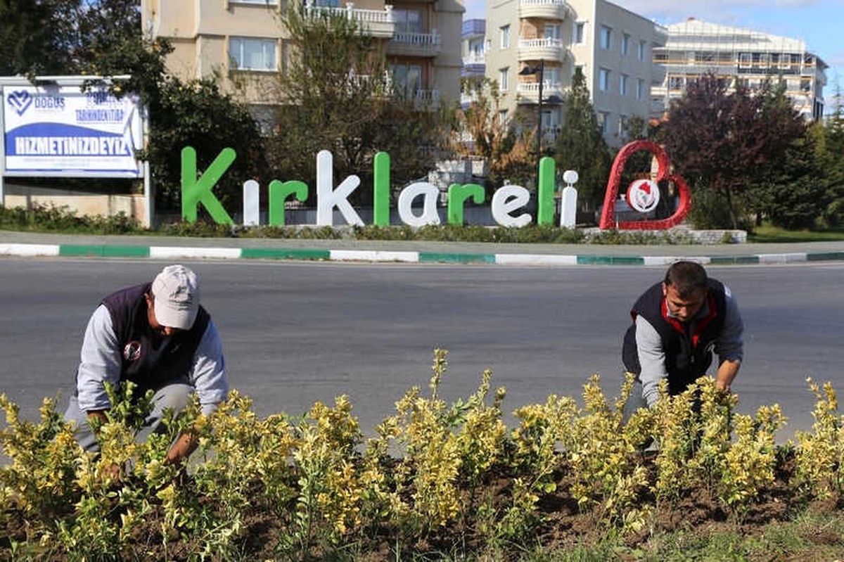 Kırklareli\'de Çevre Düzenleme Çalışmaları