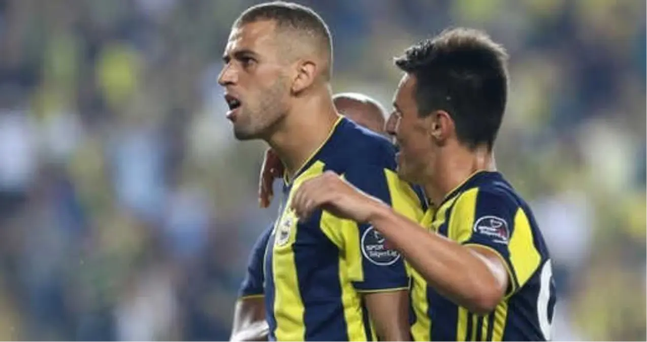 Milli Takımda Sakatlanan Fenerbahçeli Slimani\'nin Durumu Ciddi Değil