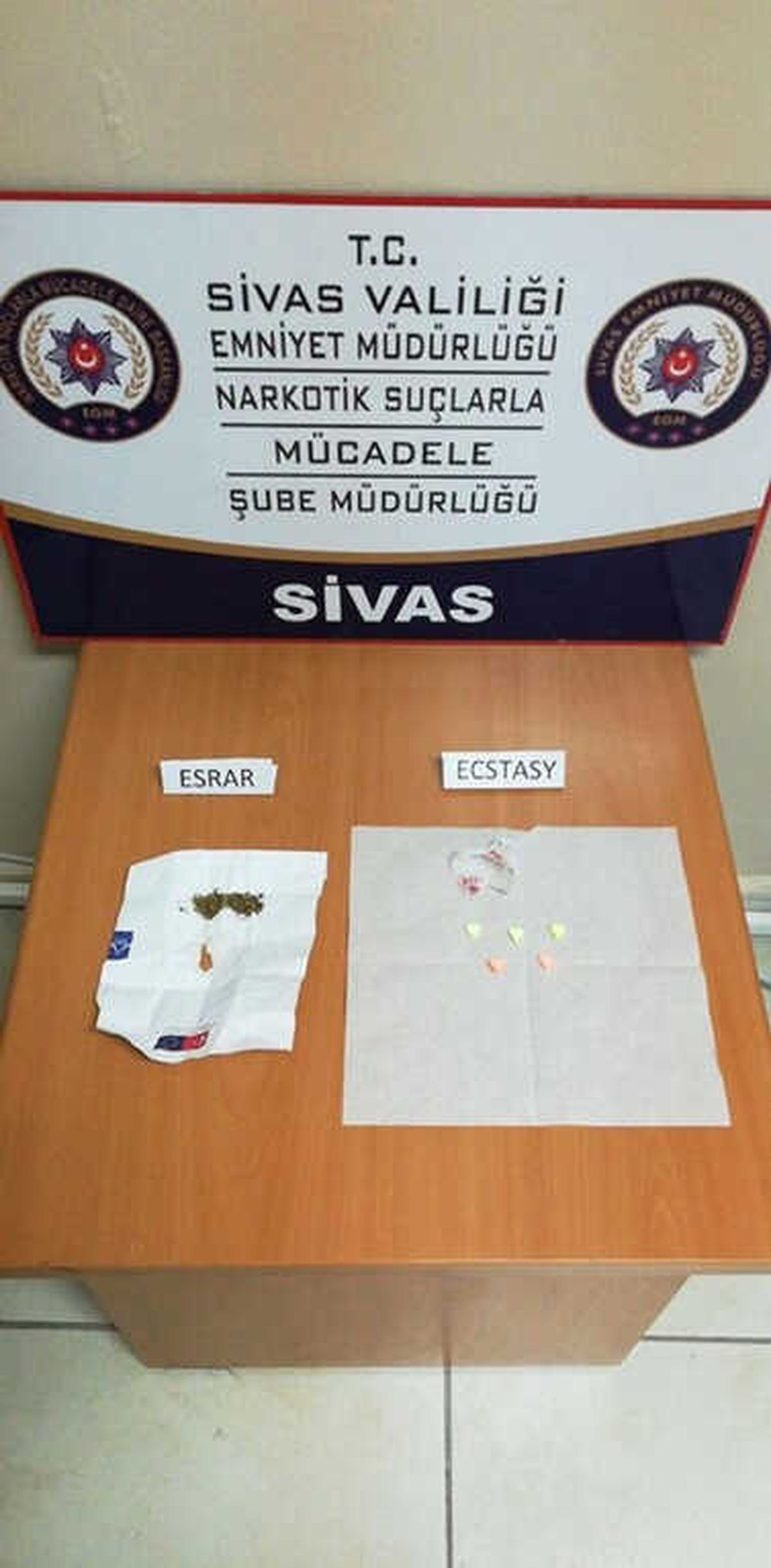 Sivas\'ta Narkotik Operasyonları