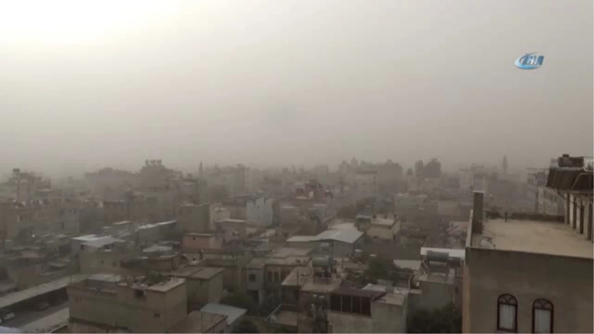 Suriye Üzerinden Gelen Toz Fırtınası Kilis\'te Etkili Oldu