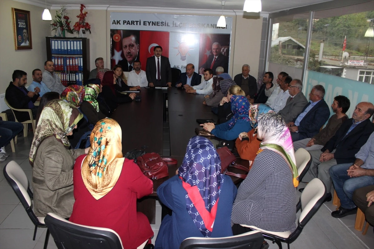 AK Parti Eynesil İlçe Teşkilatı "Danışma Kurulu" Toplantısı