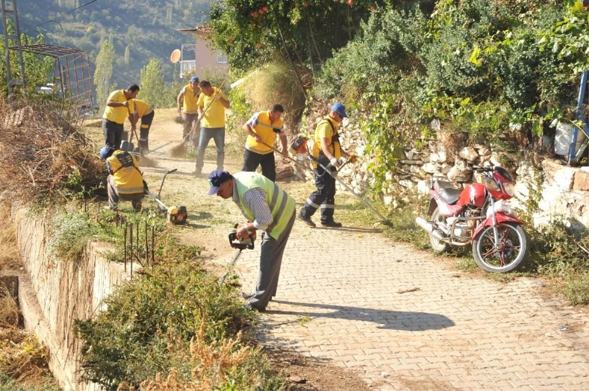 Aydın Büyükşehir Çobanlar Mahallesinde Çevre Temizliği Yaptı