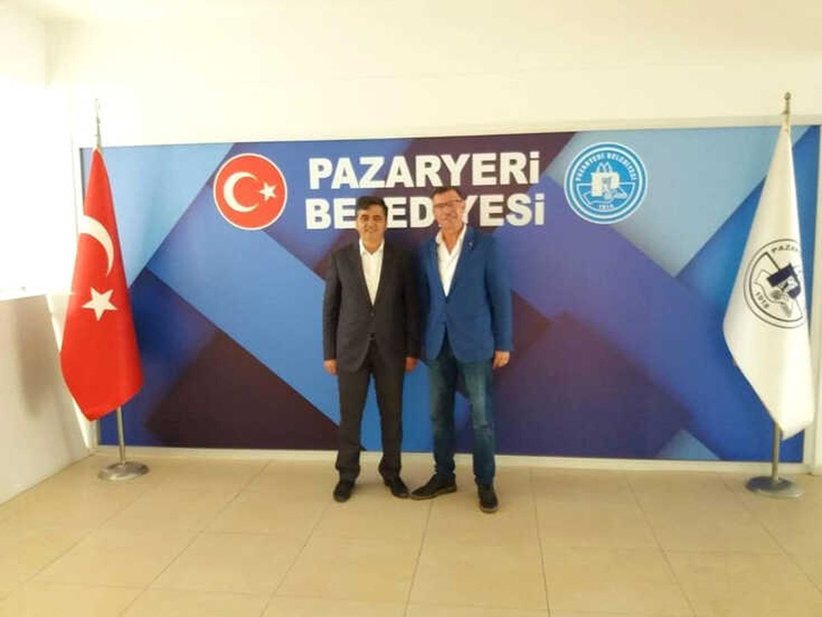 Başkan Duymuş\'tan Başkan Yalçın\'a Hayırlı Olsun Ziyareti