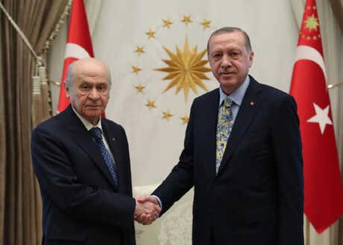 Cumhurbaşkanı Erdoğan, MHP Lideri Bahçeli ile Görüşüyor (1)