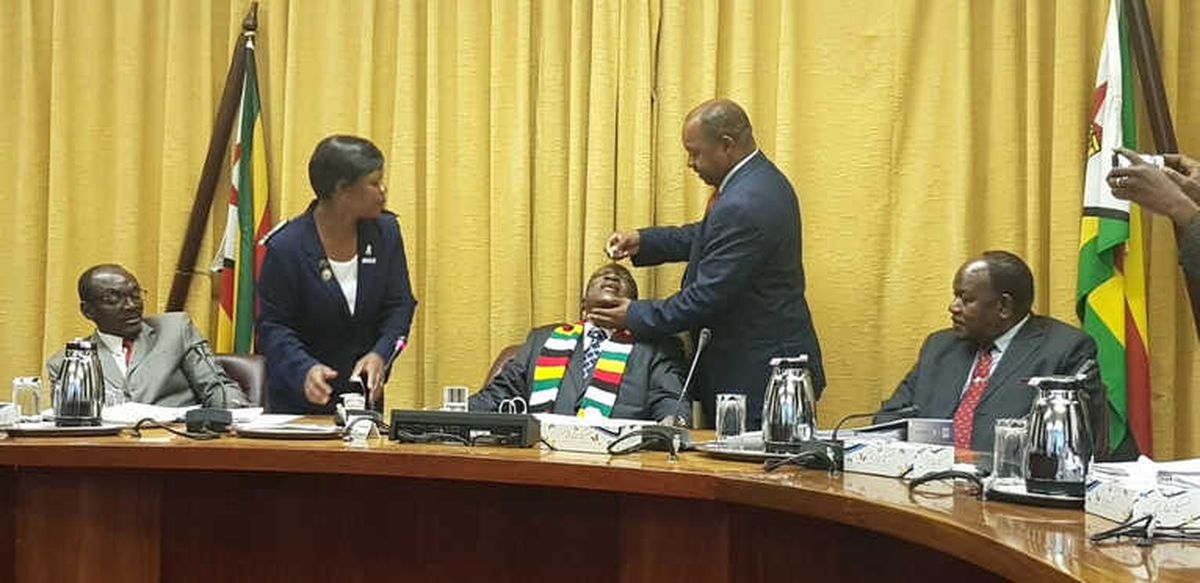 Devlet Başkanı Mnangagwa\'ya Kolera Aşısı