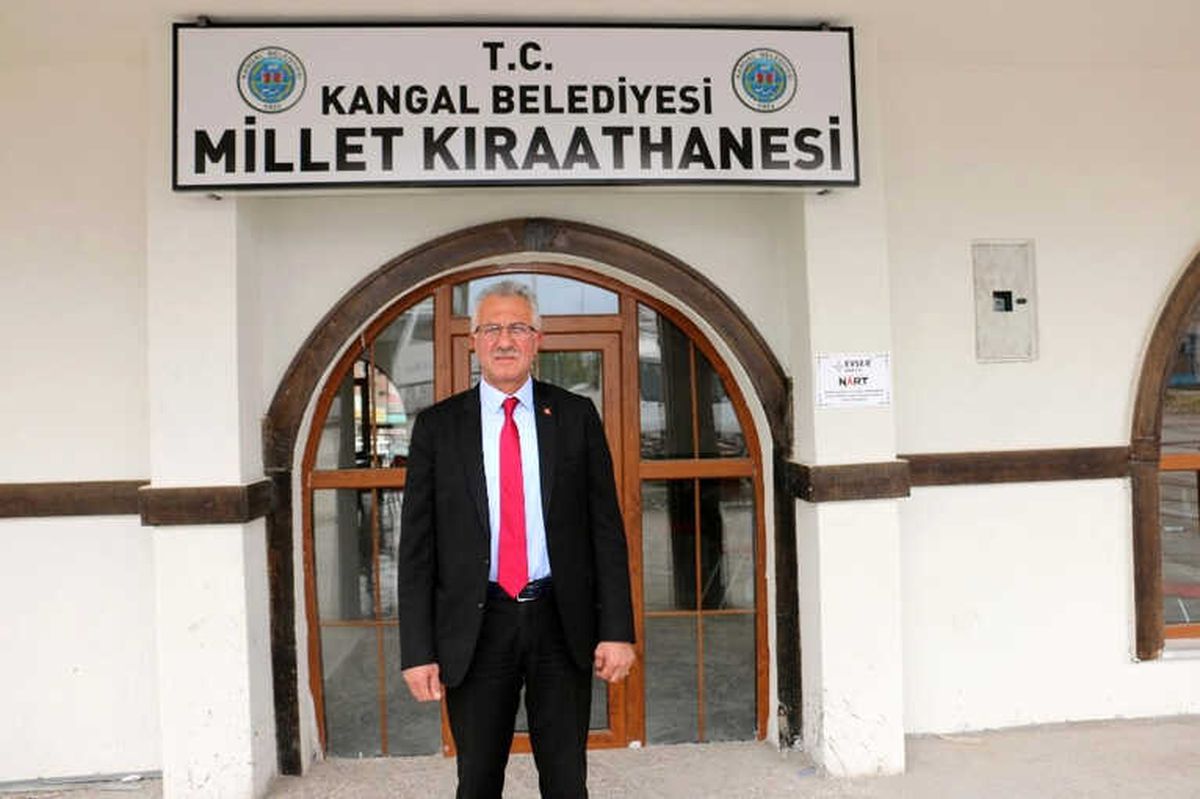 Kangal\'da \'Millet Kıraathanesi\'nin Yapımı Tamamlandı