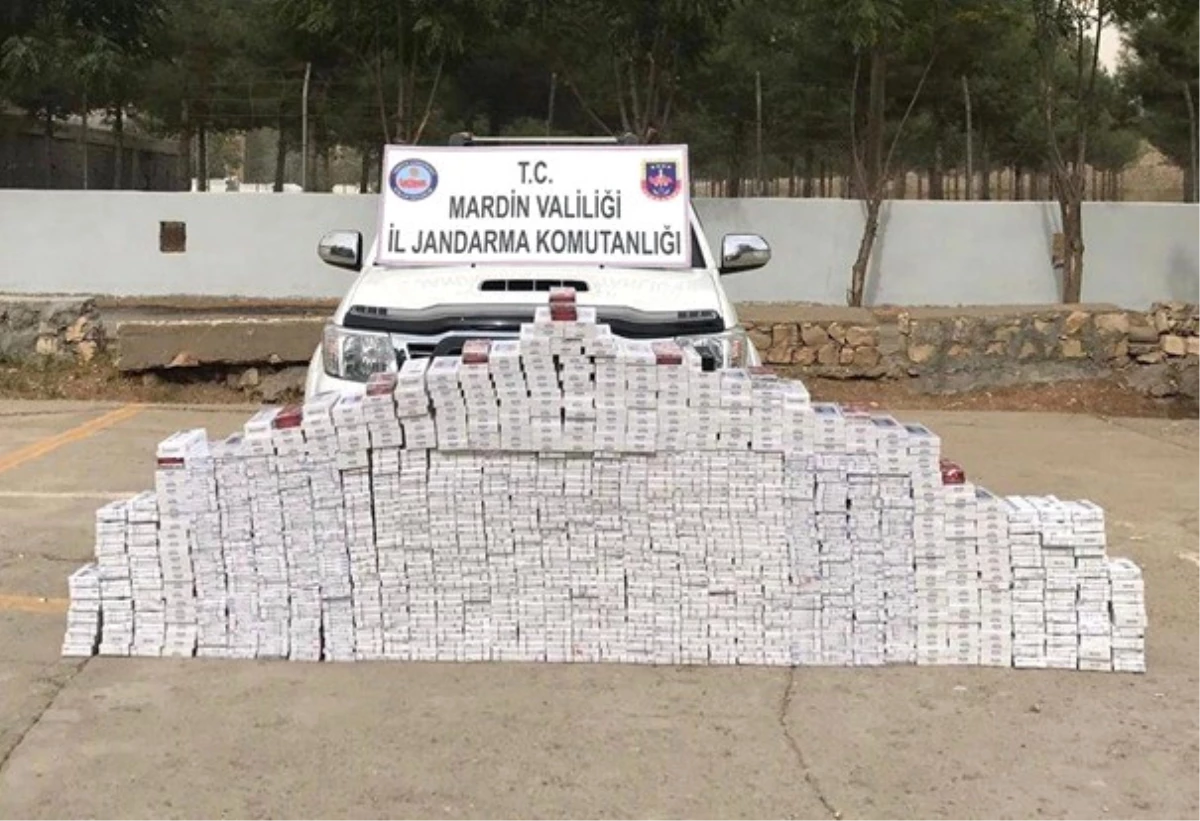 Mardin\'de 8 Bin 434 Paket Kaçak Sigara Ele Geçirildi