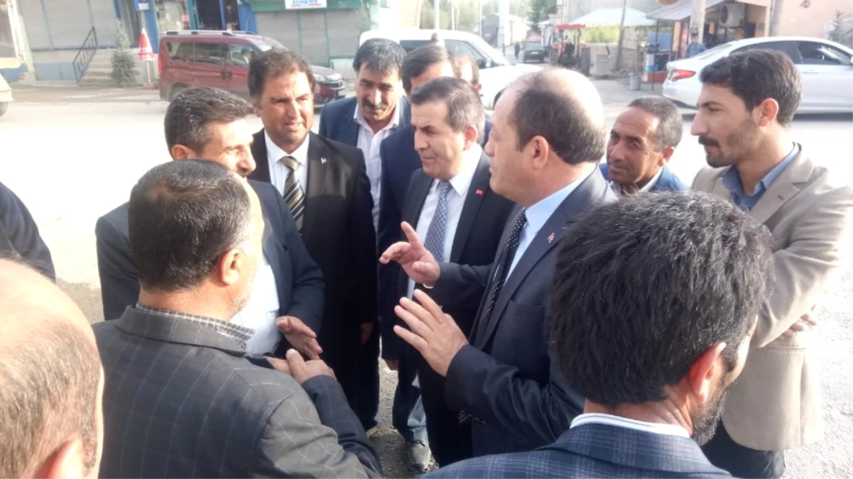 MHP Erzurum İl Teşkilatı, Karayazı, Hınıs ve Karaçoban\'a Çıkarma Yaptı