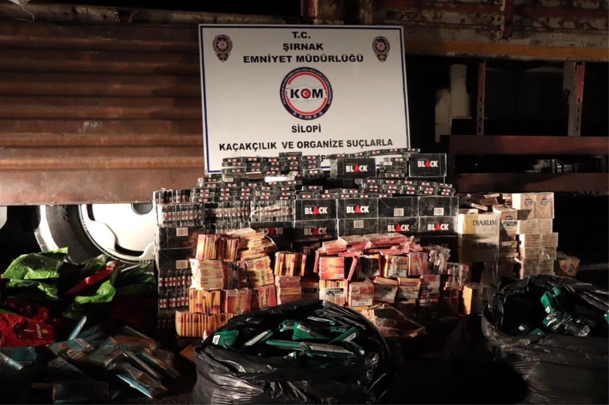 Şırnak\'ta 27 Bin Paket Gümrük Kaçağı Sigara Ele Geçirildi