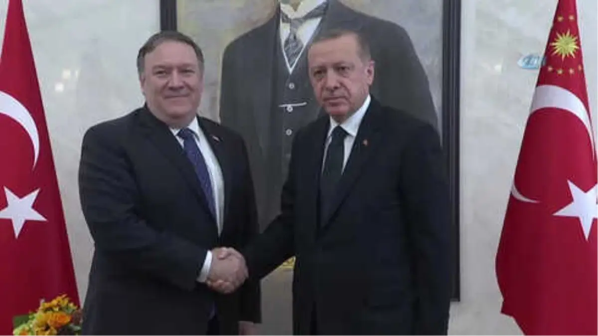 Cumhurbaşkanı Erdoğan ABD Dışişleri Bakanı Pompeo\'yu Kabul Etti