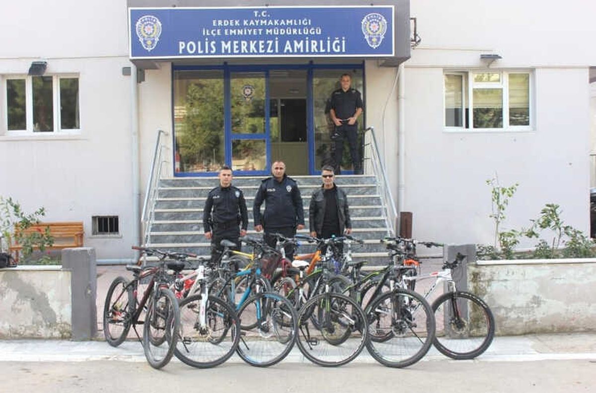 Erdek\'te Bisiklet Hırsızı Yakalandı