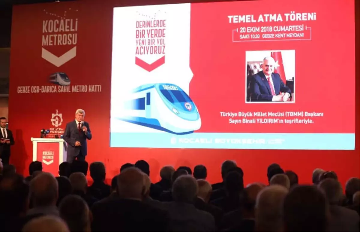 Gebze-Darıca Metrosunun Temeli 20 Ekim\'de Atılıyor