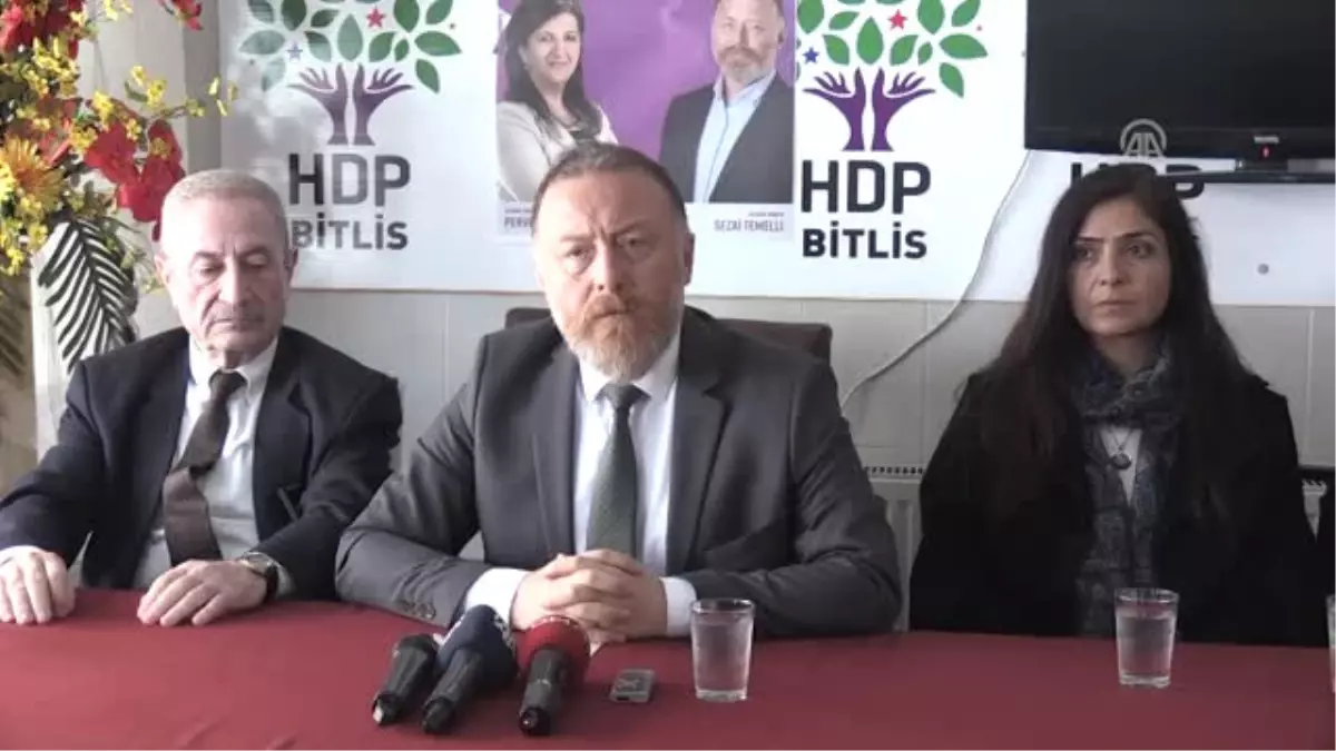 Hdp Eş Genel Başkanı Temelli: "Bu Ülkenin Acilen Bir Toplumsal Barışa İhtiyacı Var"