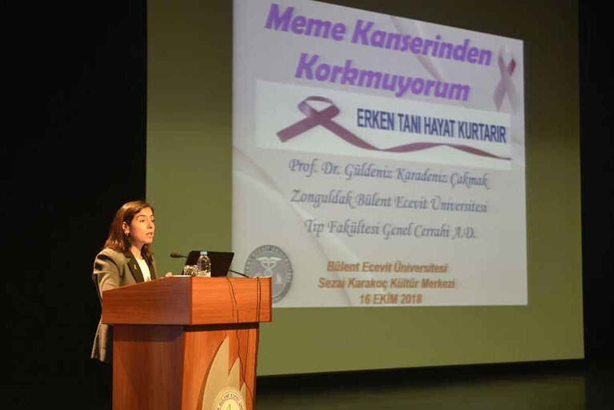 Karadeniz\'den, "Meme Kanserinden Korkmuyorum" Semineri