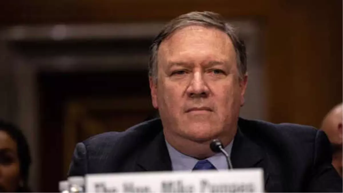 Pompeo\'dan Türkiye\'ye Yaptırım Açıklaması