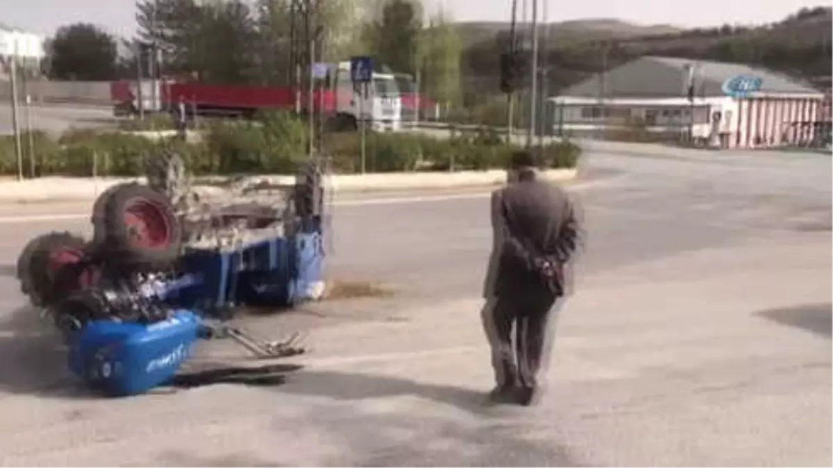 Takla Atan Çapa Motorunun Sürücüsü Yaralandı