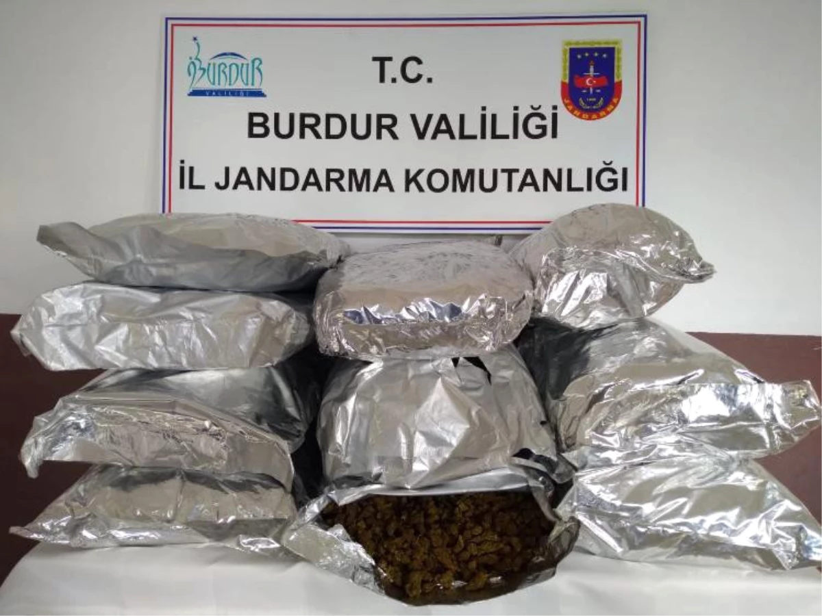 Burdur\'da 50 Kilo 340 Gram Uyuşturucu Ele Geçirildi