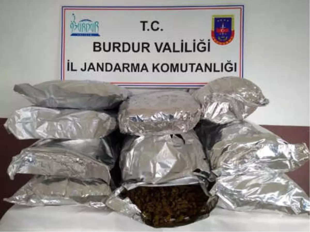 Burdur\'da 50 Kilo Skunk Ele Geçirildi