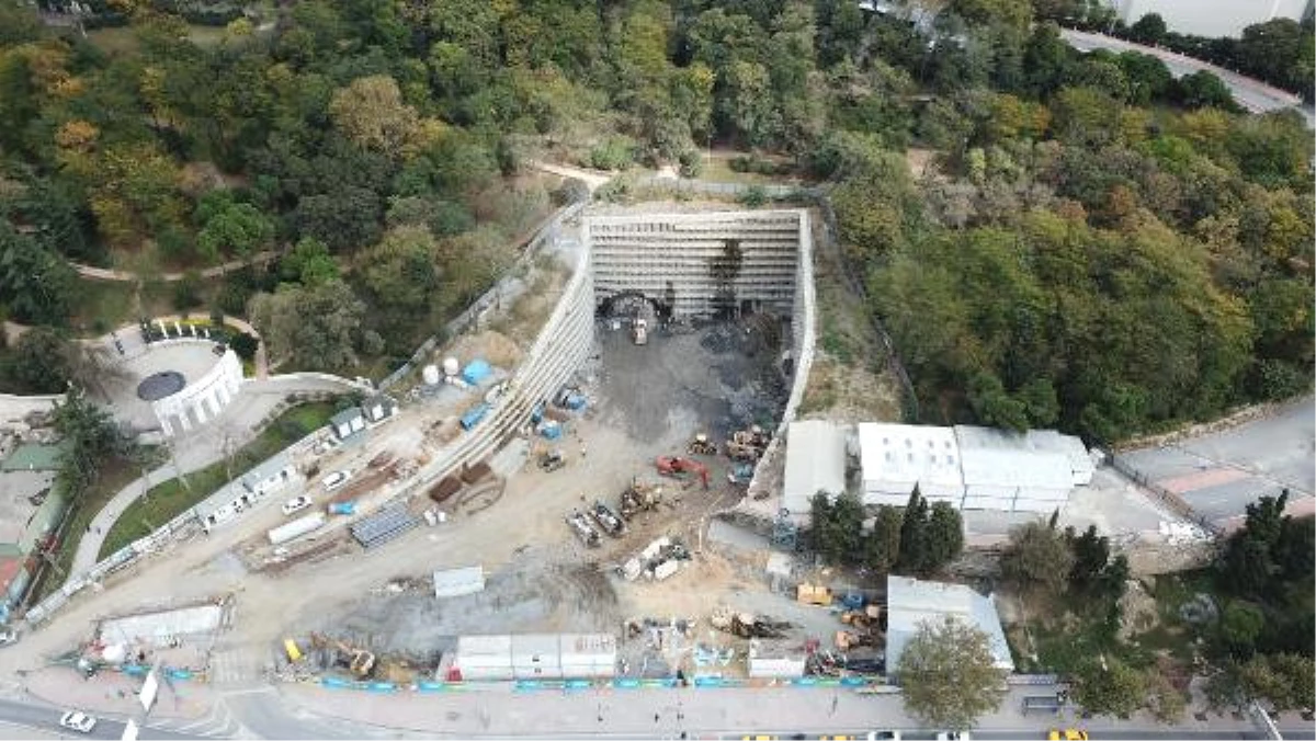 Maçka\'daki Tünel Çalışmaları Havadan Fotoğraflandı