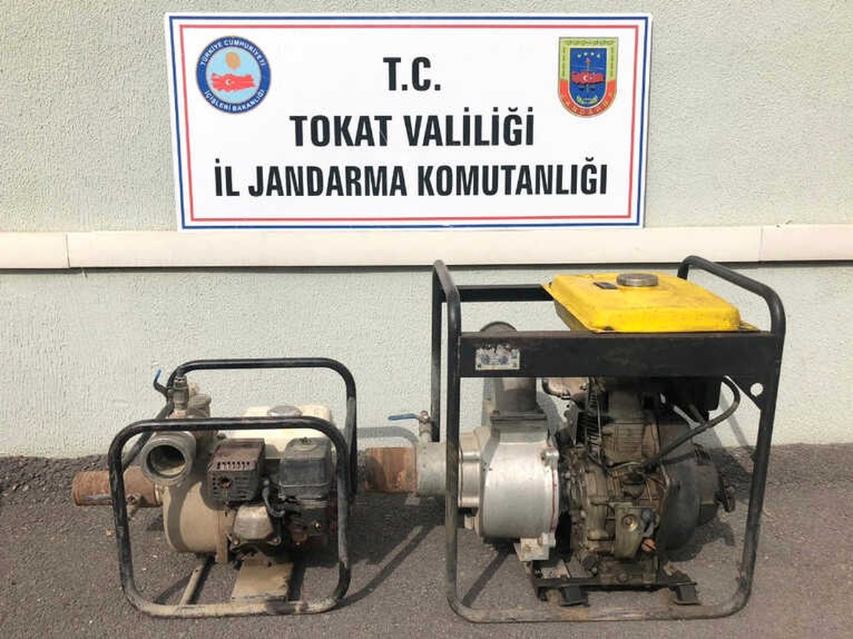 Tokat\'ta Su Motorlarını Çalan Hırsız Yakalandı