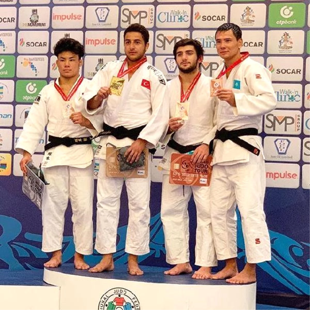 Dünya Judo Şampiyonası\'nda Bilal Çiloğlu\'ndan Altın Madalya