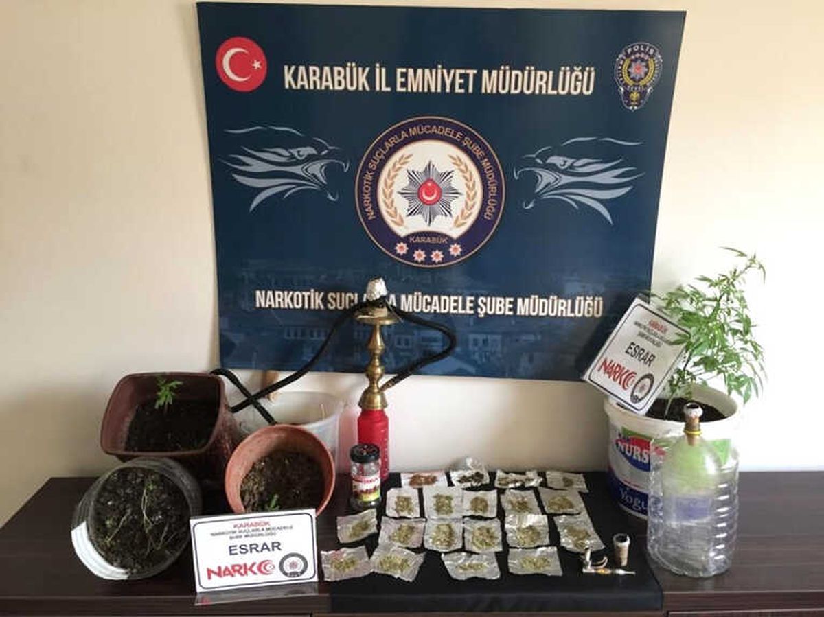 Karabük\'te Uyuşturucu Operasyonu