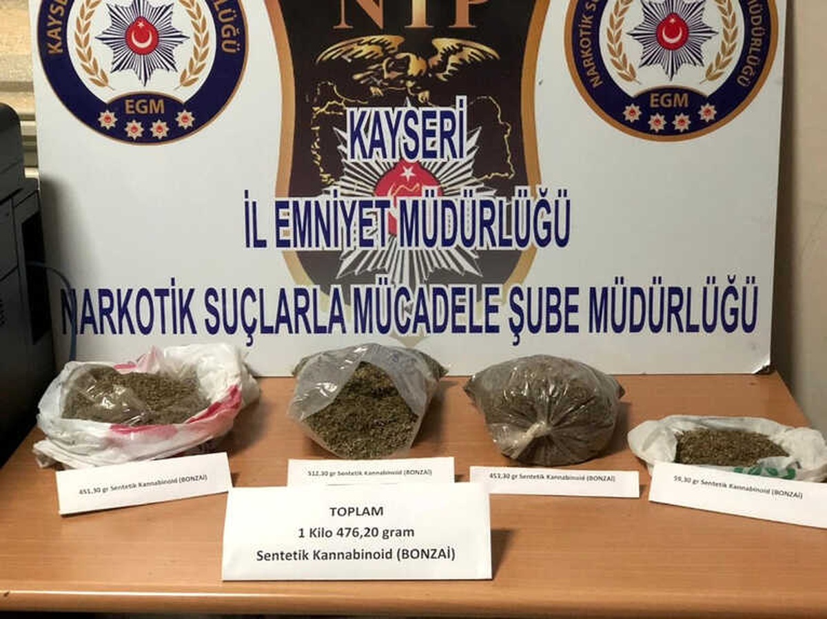 Kayseri\'de Uyuşturucu Operasyonunda 3 Gözaltı
