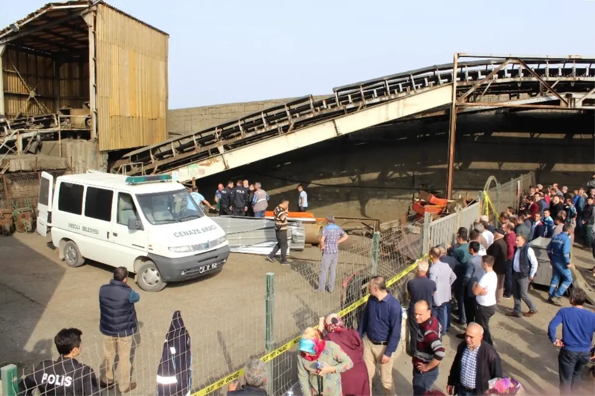 Maden Taşıma Bandına Sıkışan İşçi Öldü