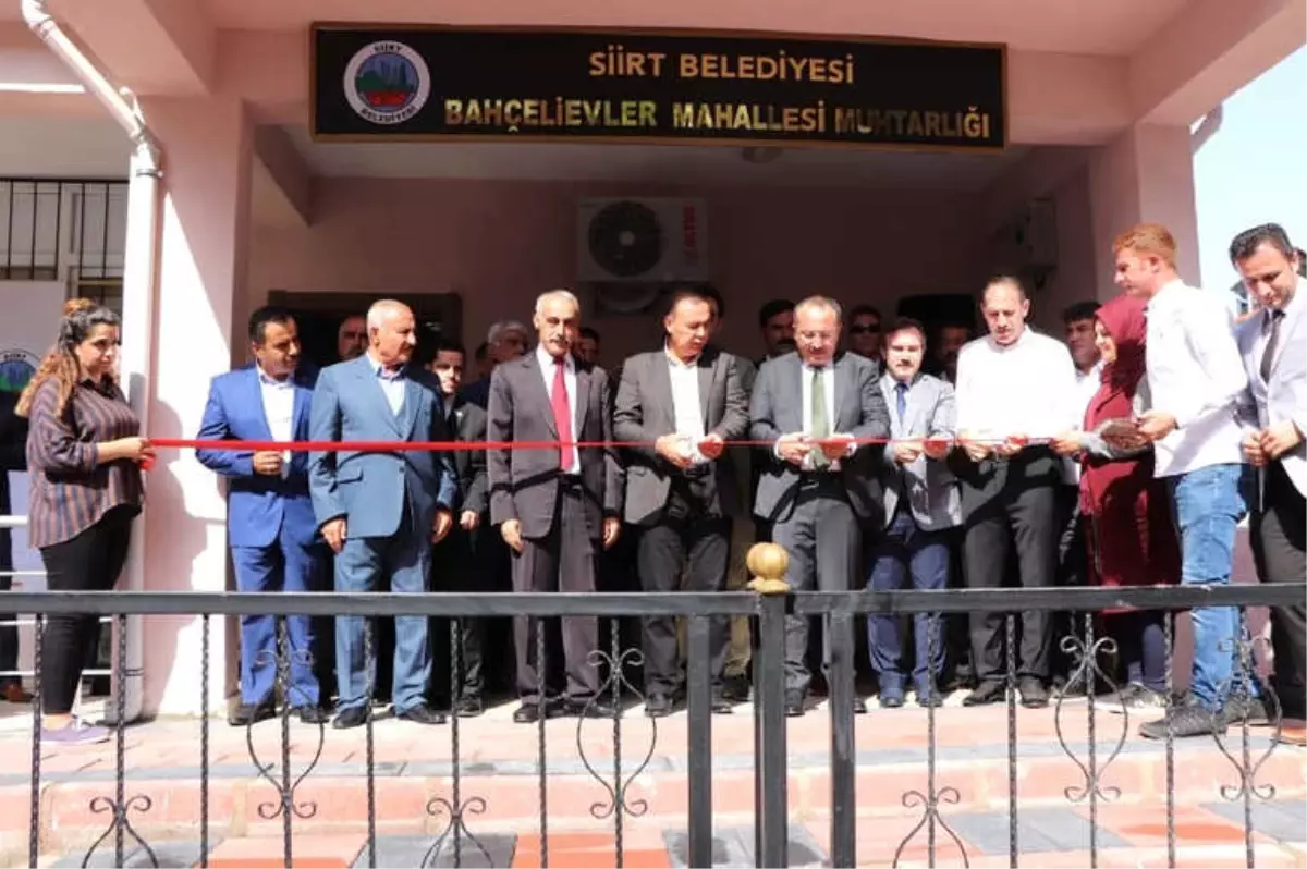 Siirt\'te Muhtar Evi Hizmete Girdi