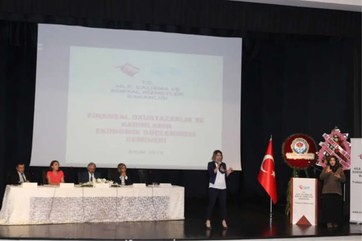 Trabzon İşkur Finansal Okuryazarlık Seminerinde \'İş\'te Kadın Projesini Tanıttı