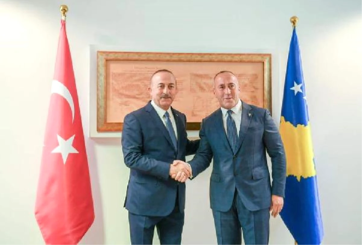 Çavuşoğlu, Kosova Başbakanı Haradinay ile Bir Araya Geldi