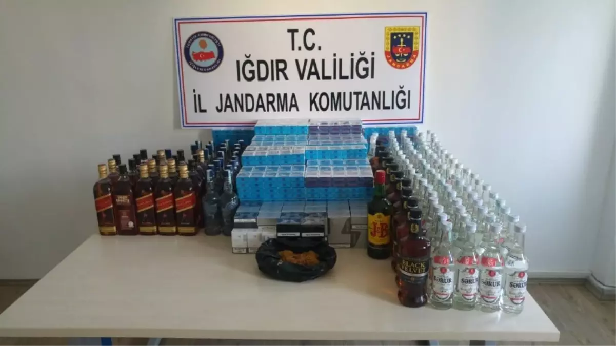 Iğdır\'da Alkol ve Sigara Kaçakçılığı