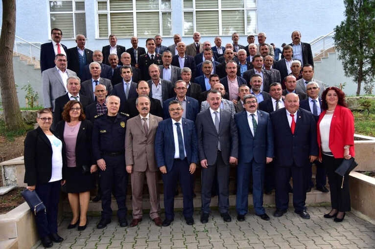 İl Protokol Üyeleri Muhtarlarla Bir Araya Geldi