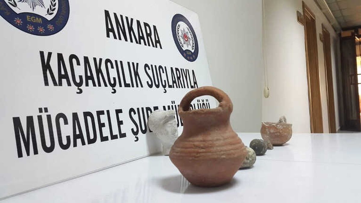 Başkent\'te Tarihi Eser Operasyonu