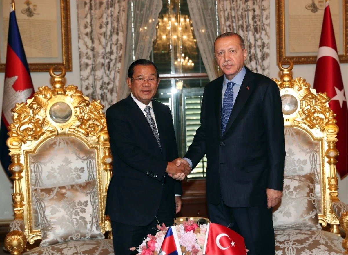 Cumhurbaşkanı Erdoğan, Kamboçya Başbakanı Hun Sen\'i Kabul Etti