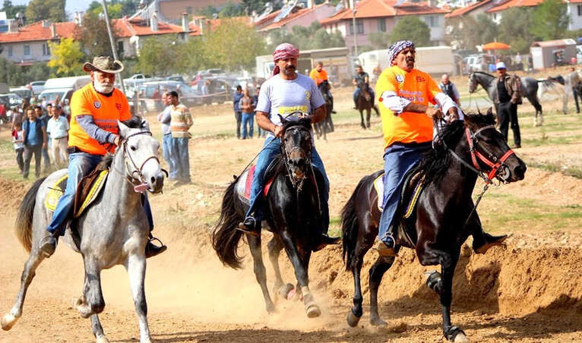 Muğla\'da \'Rahvan At\'yarışı
