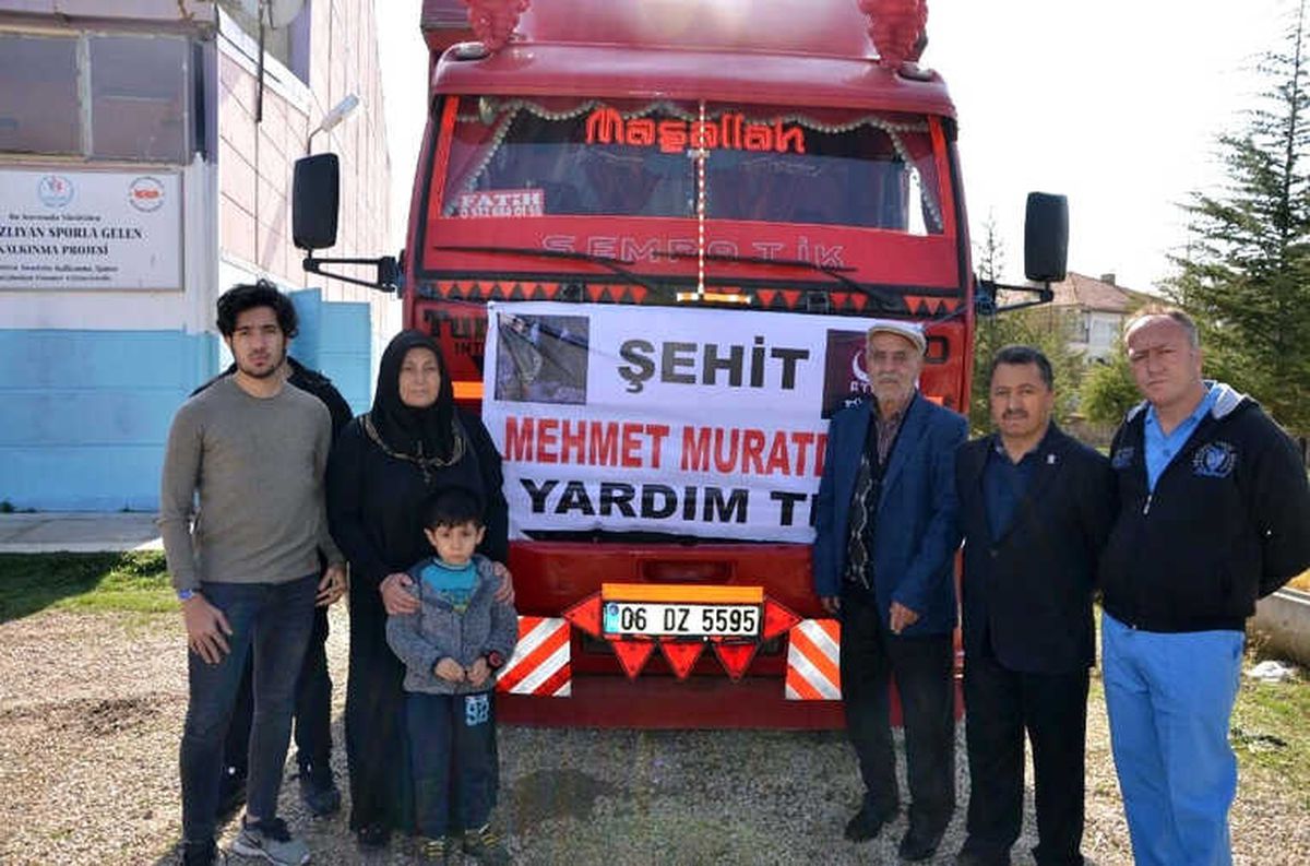 Afrin Şehidi Muratdağı İçin Hazırlanan Yardım Malzemeleri İhtiyaç Sahiplerine Dağıtılacak