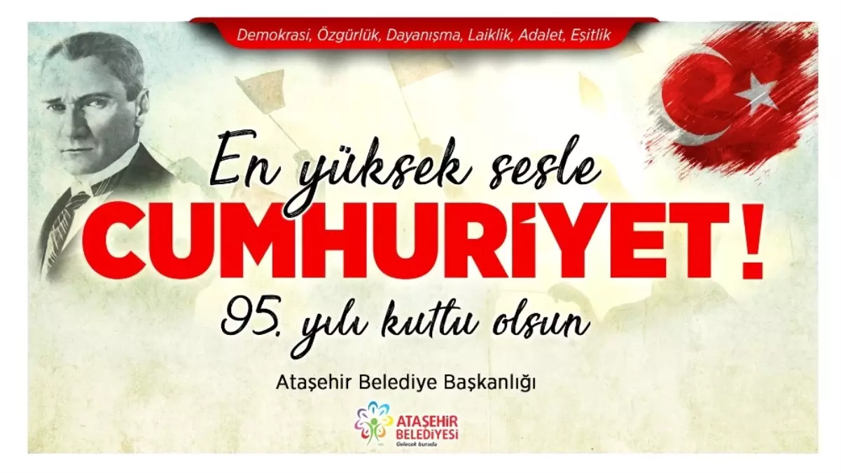 Ateşehir\'de 29 Ekim Coşkuyla Kutlanacak