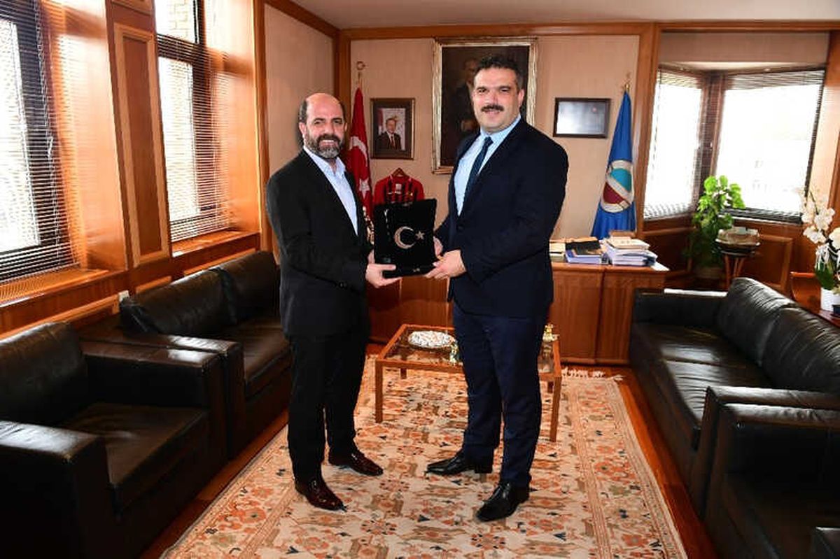 Genel Başkan Sözen\'den Rektör Çomaklı\'ya Ziyaret