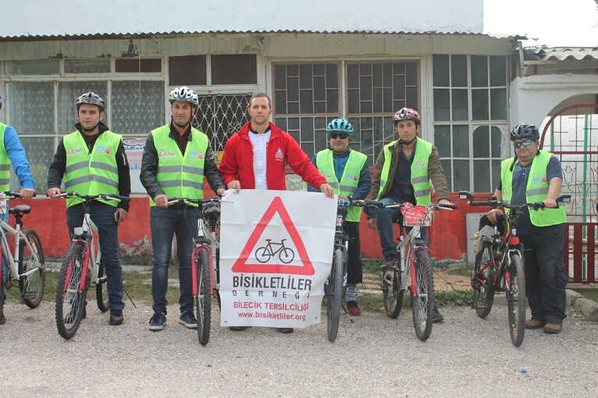 Hep Birlikte Bisiklet Sürme Etkinliğine Katıldılar