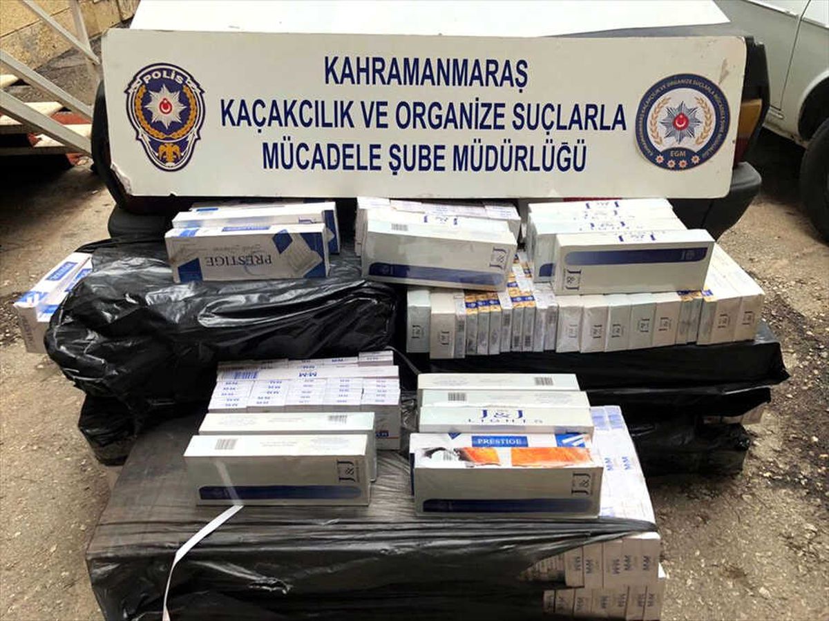 Kahramanmaraş\'ta Kaçak Sigara Operasyonu