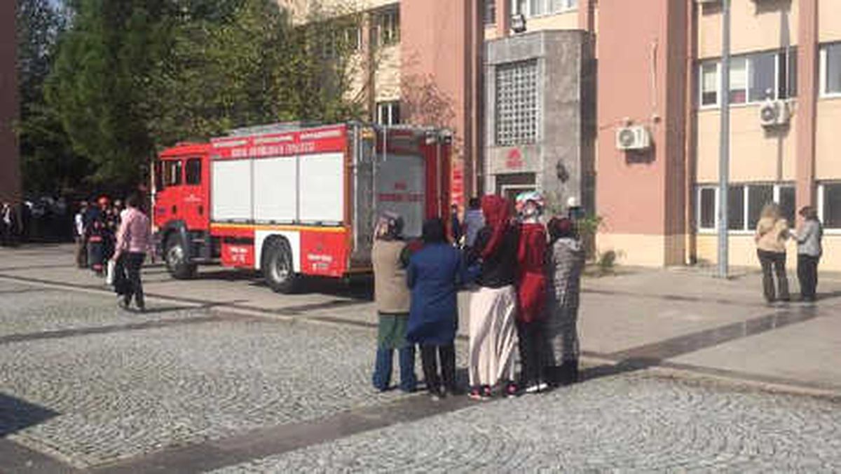 Kaymakamlık Binasında Yangın Paniği