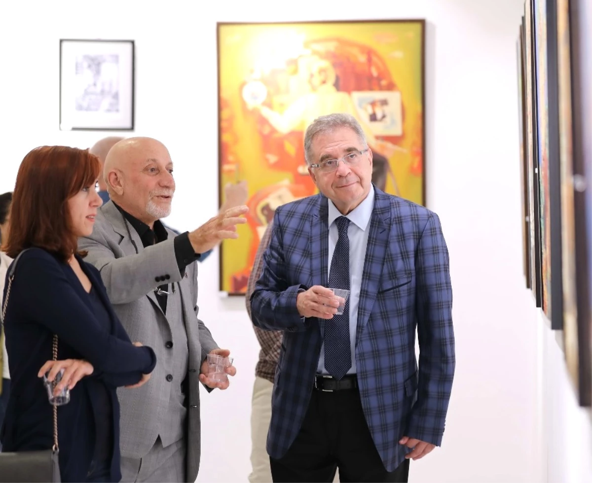 Ressam Aliyev\'in Eserleri Sergilendi