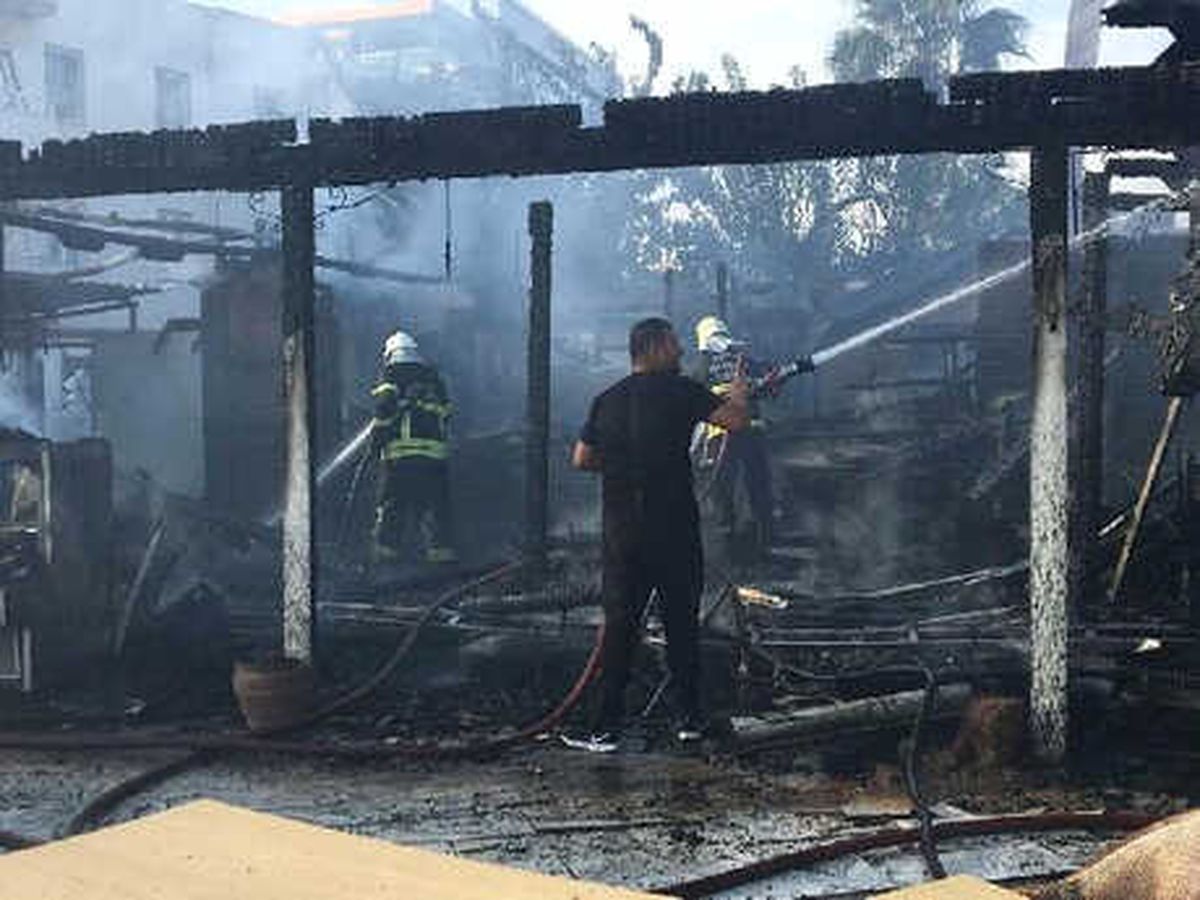 Restoran Yangında Kullanılamaz Hale Geldi