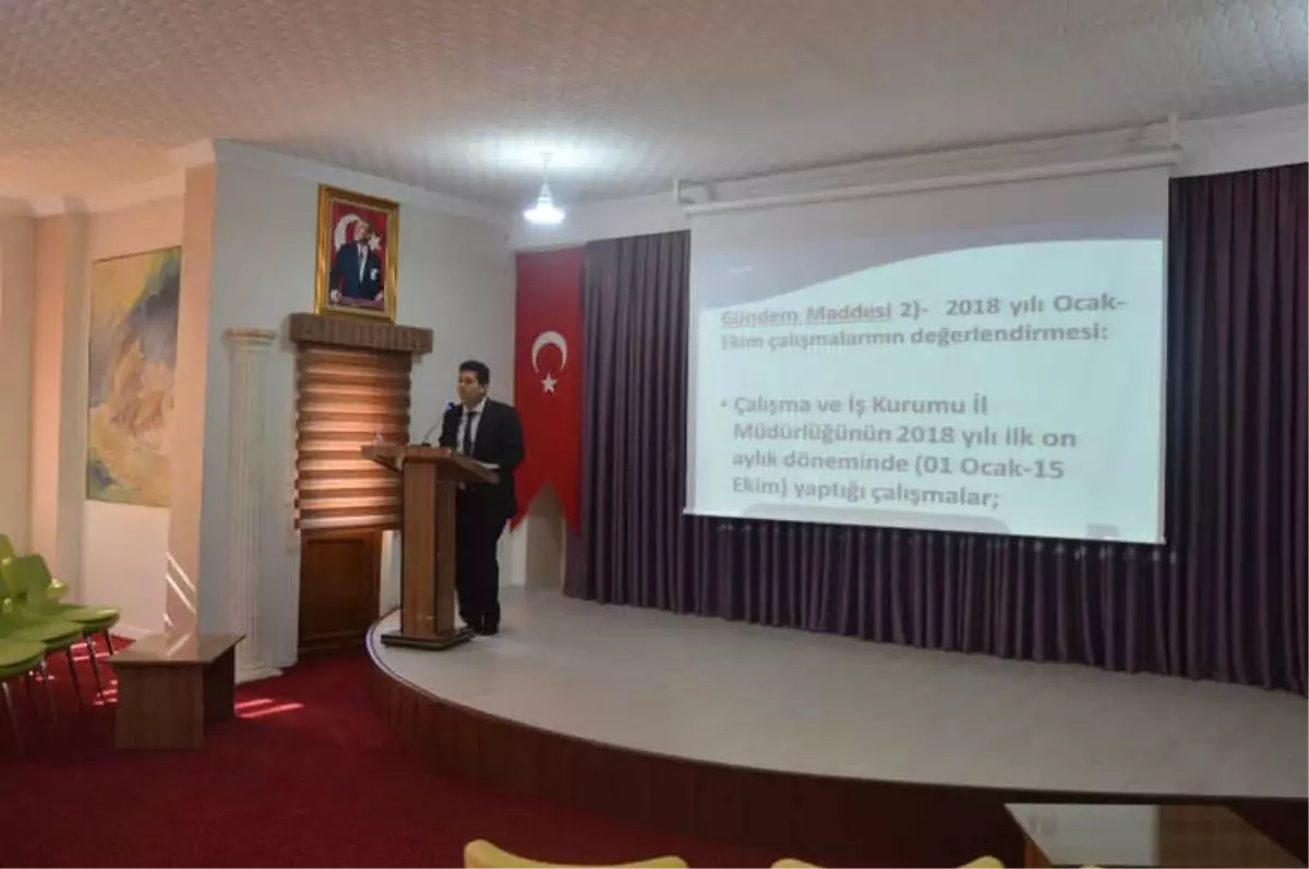 Bayburt İl İstihdam ve Mesleki Eğitim Kurulu Toplandı