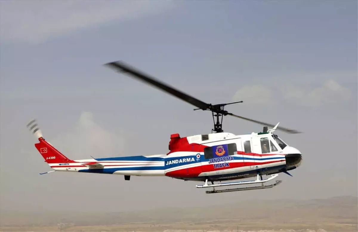 Kural İhlali Yapan Sürücüler Helikopterle Tespit Edildi