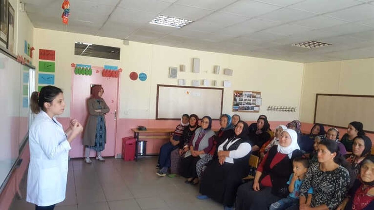 Çekerek\'te Köylerde Kanser Eğitimi Verildi