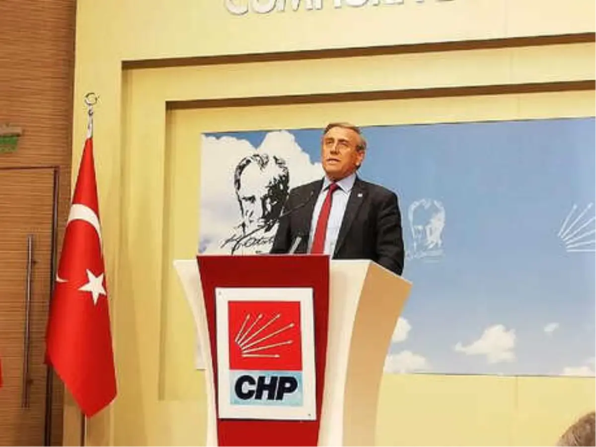 CHP\'li Kaya: \'Vizyon Belgesi\' Ak Parti\'nin 16 Yılda Yapamadıklarının İtirafı