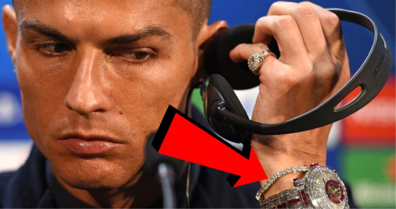 Cristiano Ronaldo\'nun Saati, Basın Toplantısına Damga Vurdu